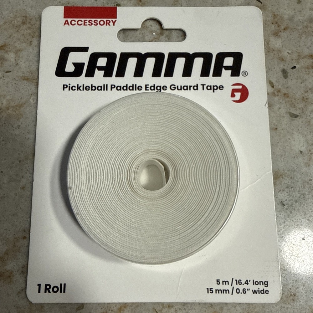 GAMMA Pickleball Paddle Edge Protection Tape 5M Roll - 15mm‎ Wide